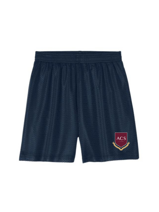 Navy Blue Mesh Shorts - ACS