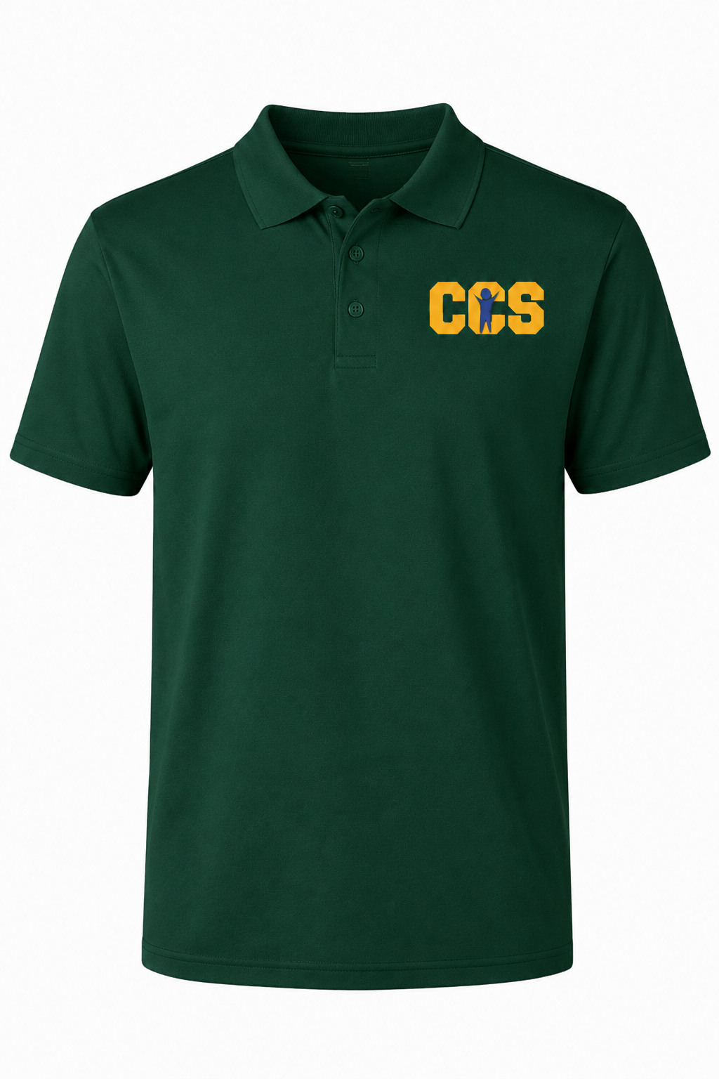 Performance Tech Polo - With Children's Community School Logo