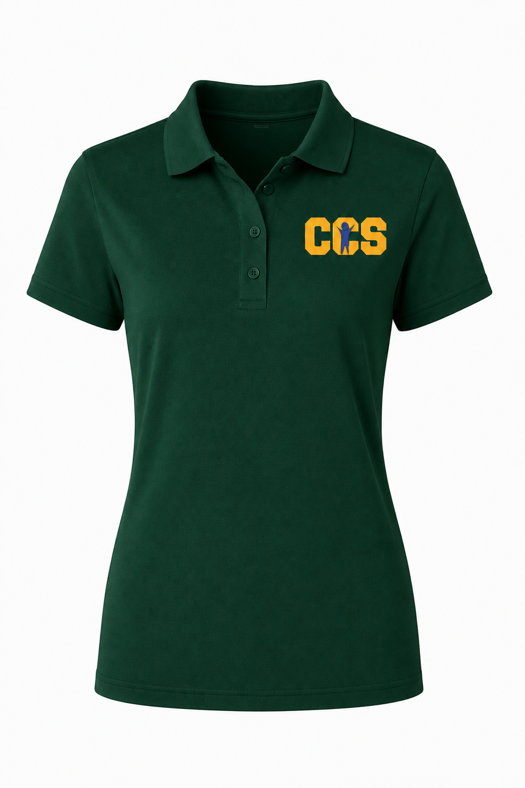 Performance Tech Polo - With Children's Community School Logo