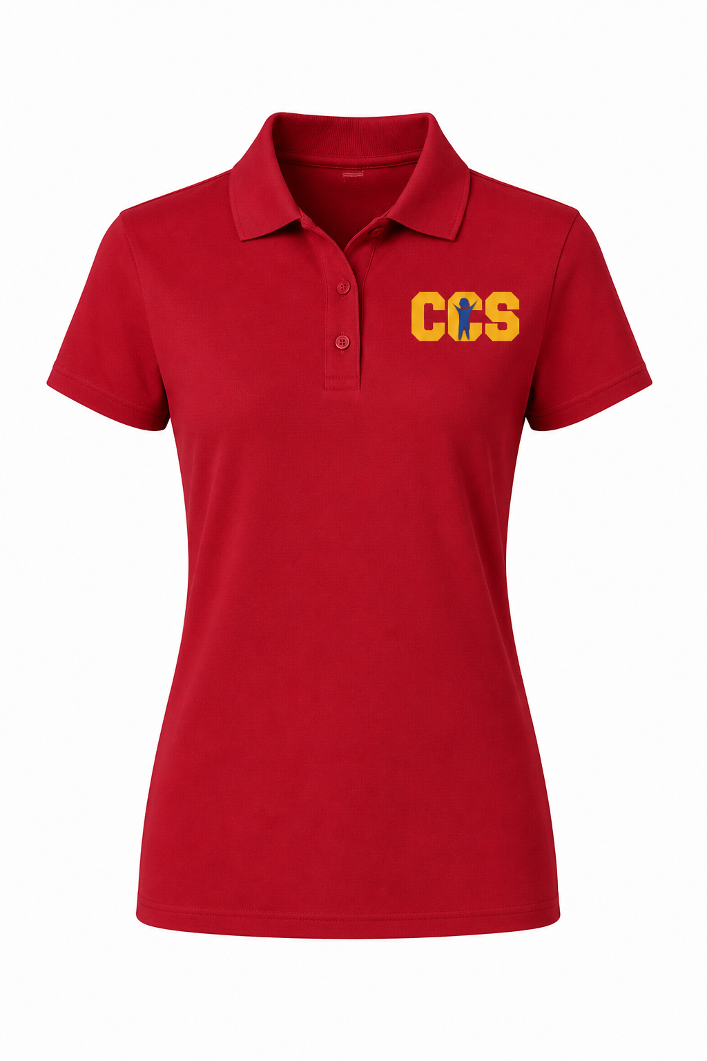 Performance Tech Polo - With Children's Community School Logo