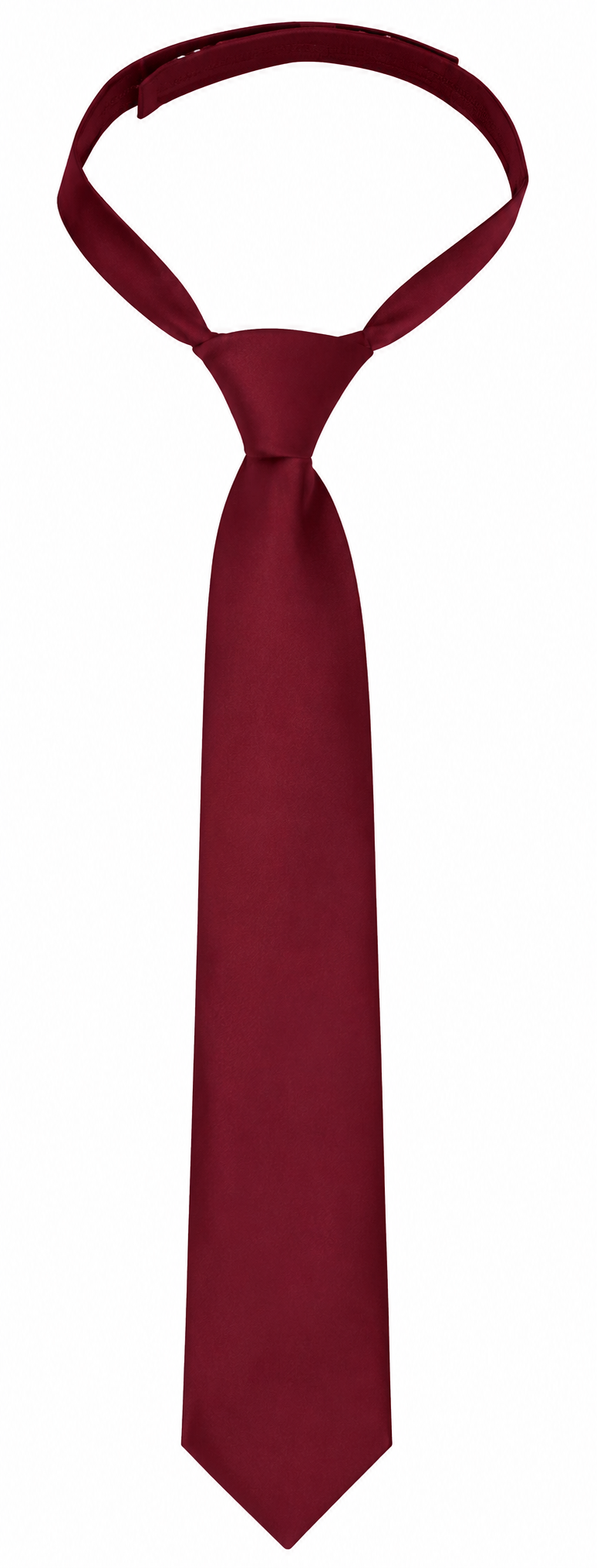 The Adjustable Neck Tie - Burgundy
