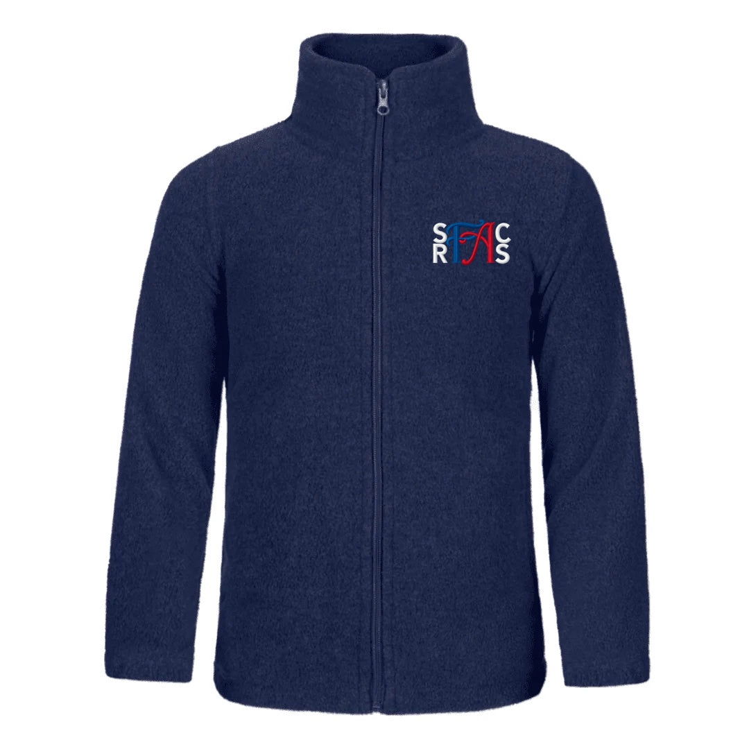 Softshell Fleece - Navy, with SRFACS Logo