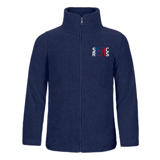 Softshell Fleece - Navy, with SRFACS Logo