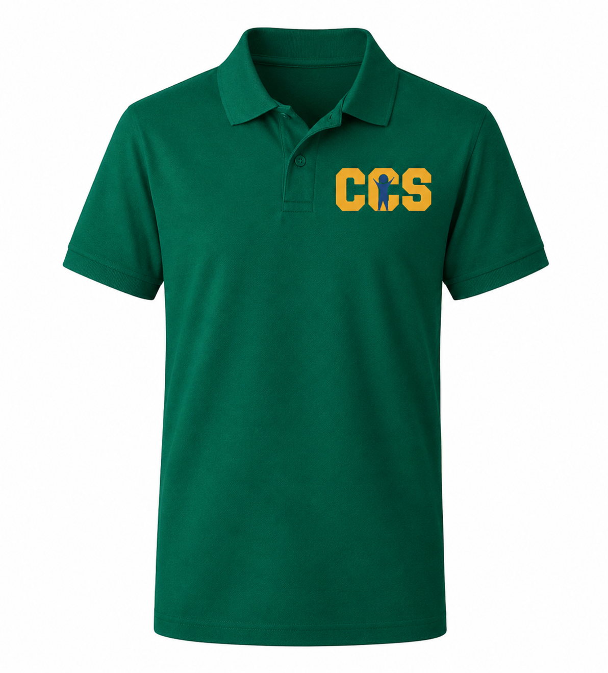 Classic Comfort Polo - With Children's Community School Logo