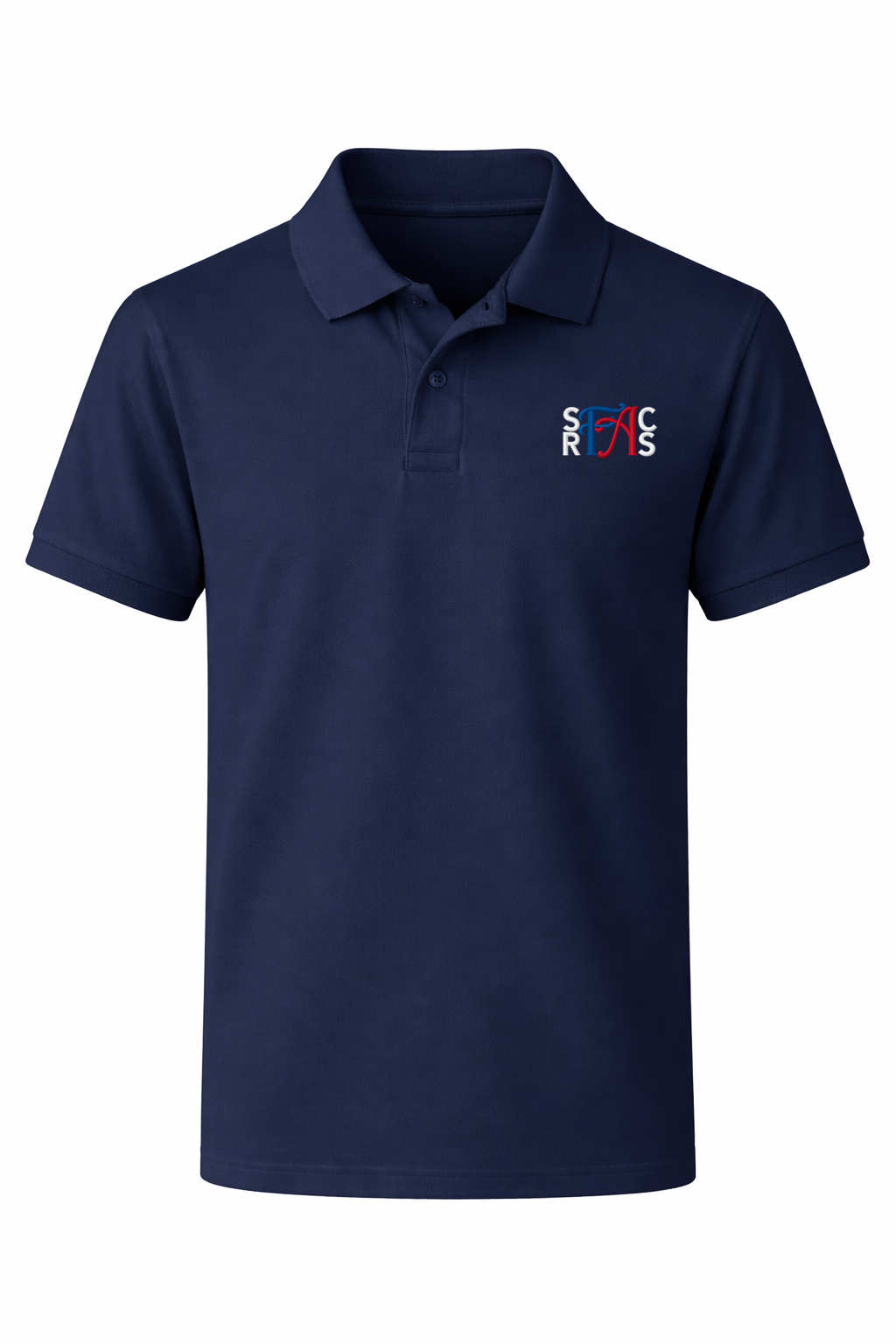 Classic Comfort Polo (unisex) - Navy, With SRFACS Logo