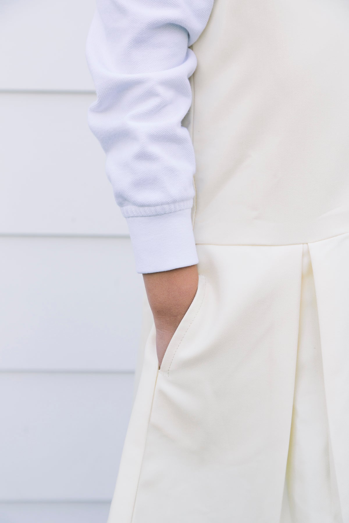 Classic Comfort Long Sleeve Polo (unisex) - White