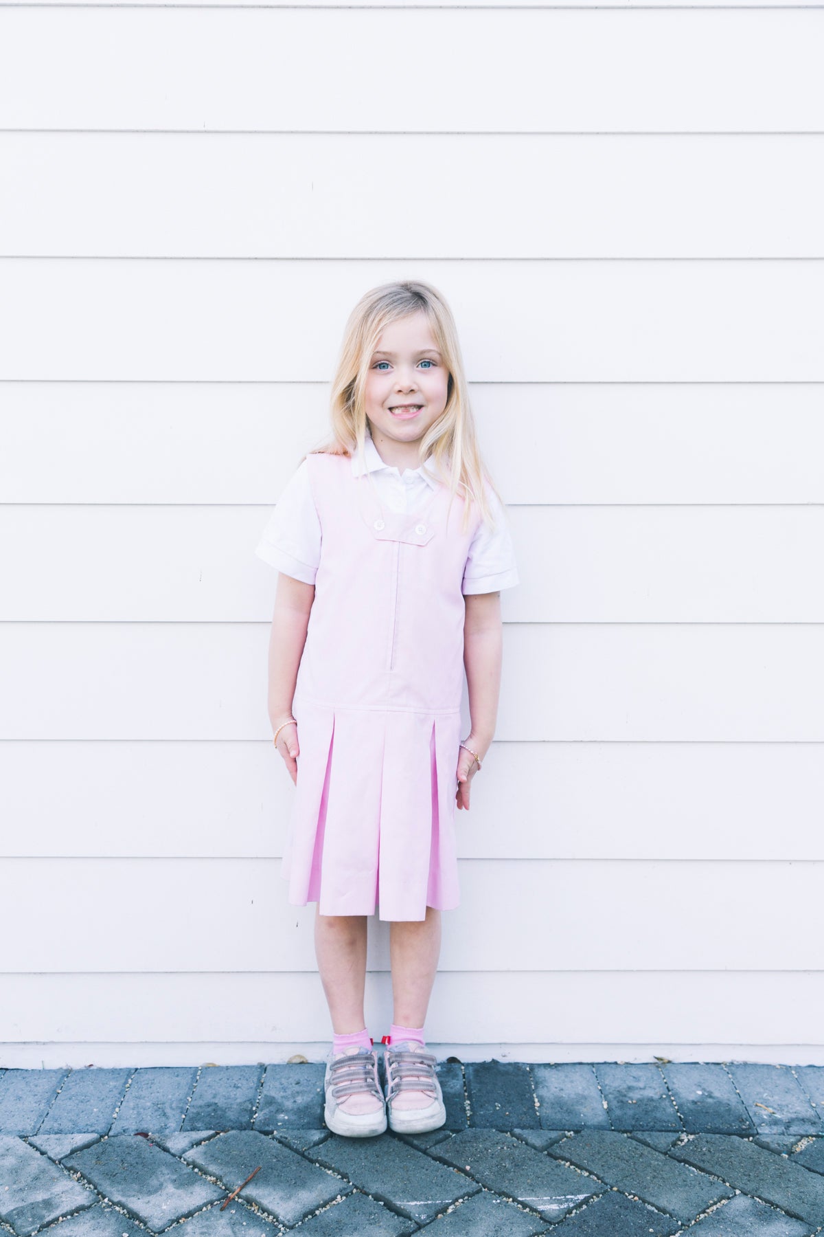 Grace Jumper - Pink Pinstripe
