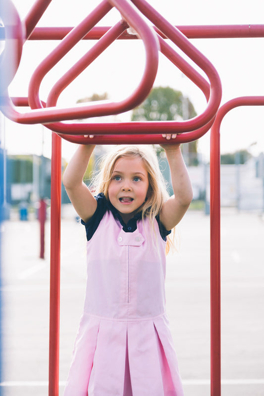 Grace Jumper - Pink Pinstripe
