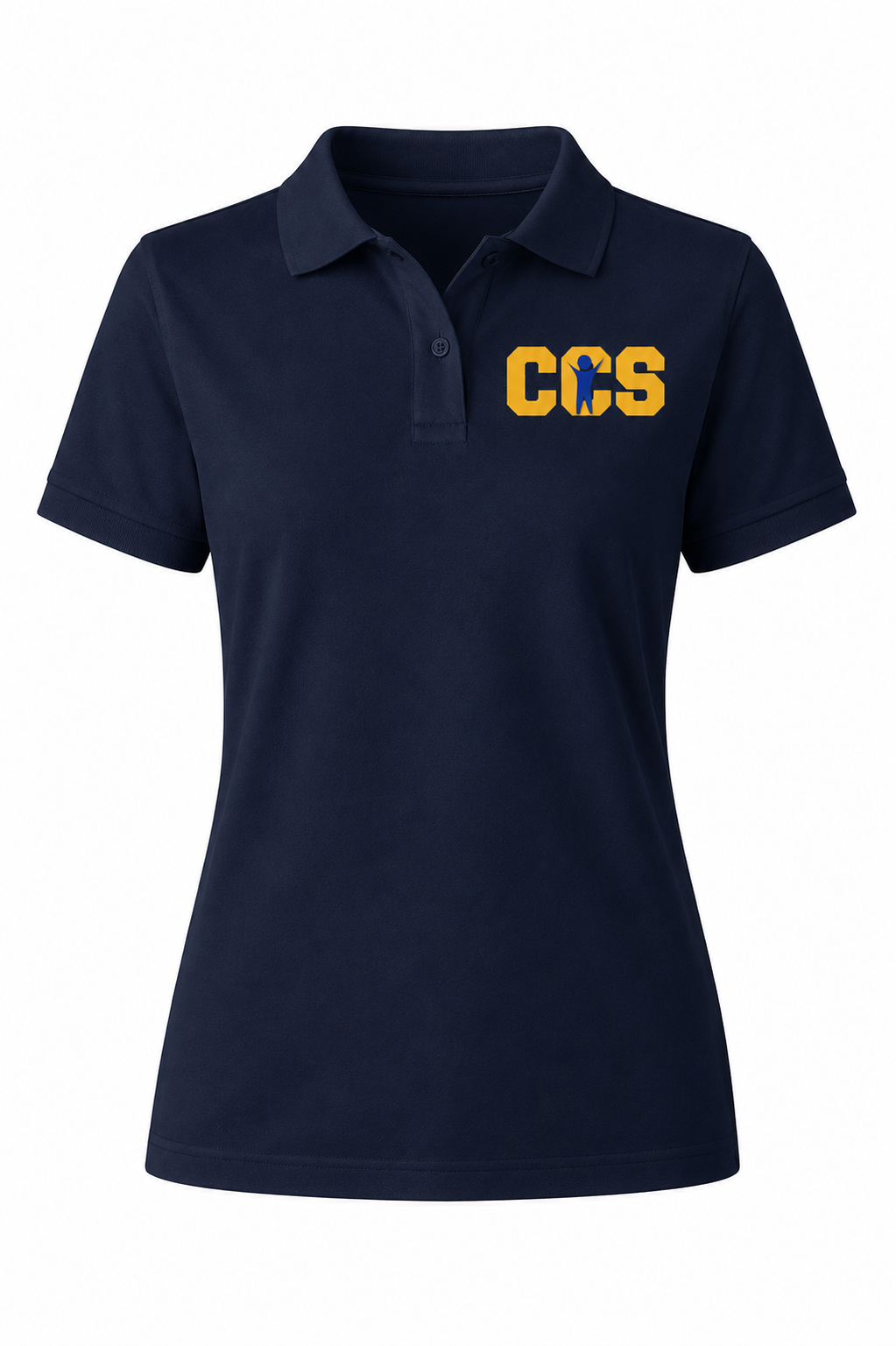 Classic Comfort Polo - With Children's Community School Logo
