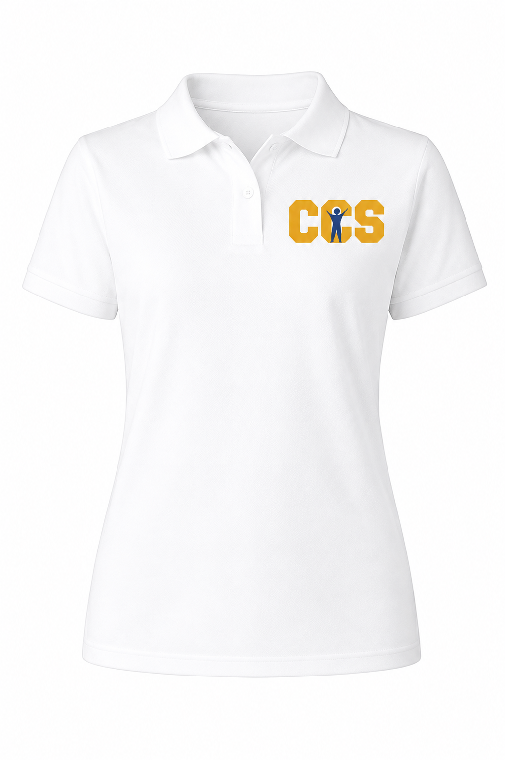 Classic Comfort Polo - With Children's Community School Logo