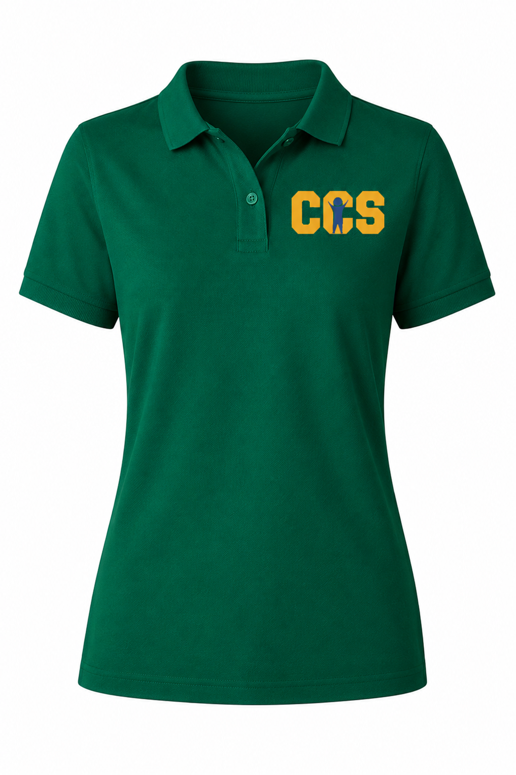 Classic Comfort Polo - With Children's Community School Logo